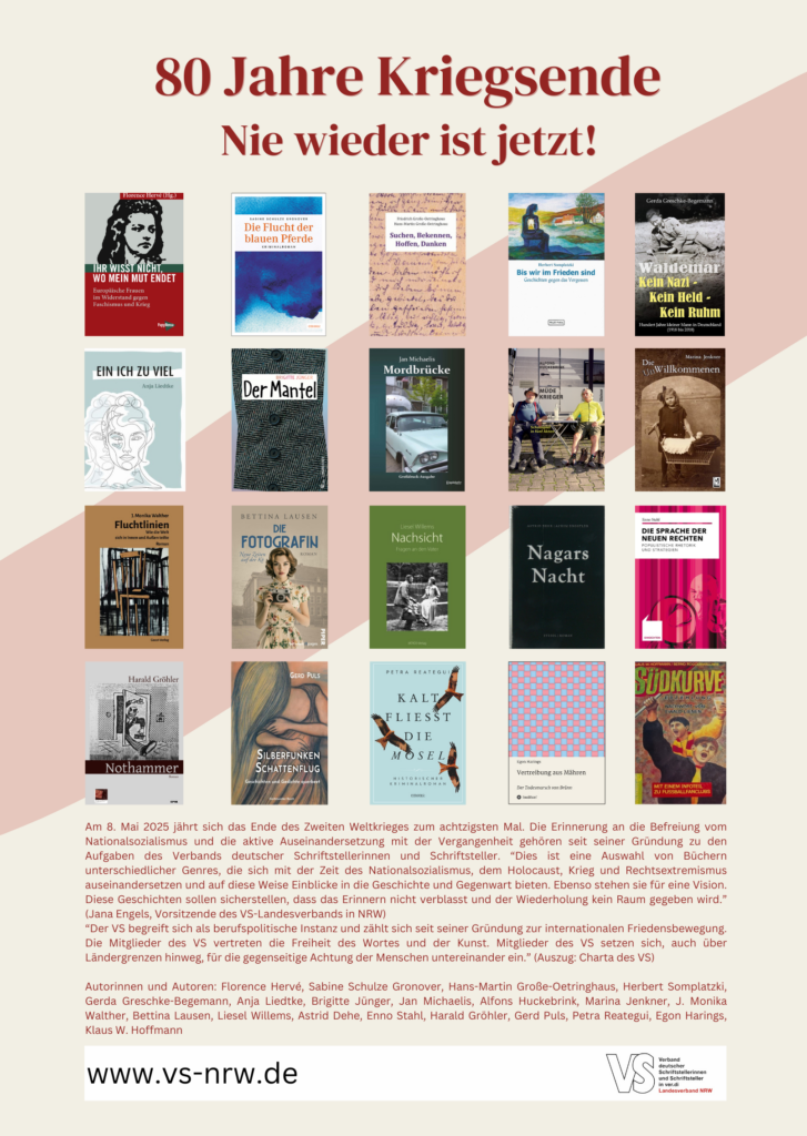 Plakat-Aktion VS NRW 80 Jahre Kriegsende